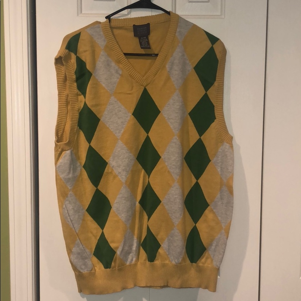 Argyle Sweater Vest Mercer Street Studio